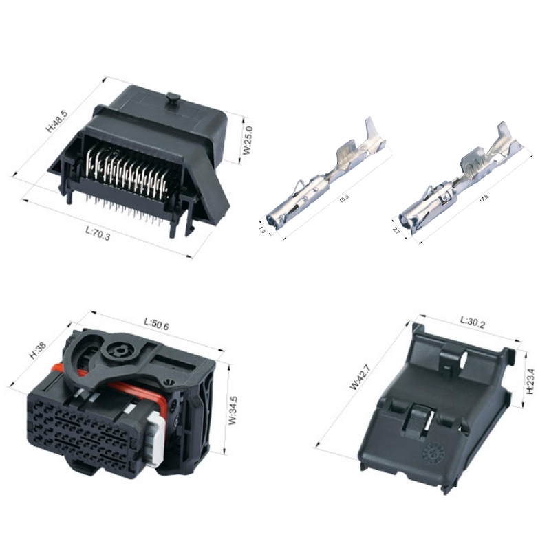 1 1718644 1 Amp 3 Pin