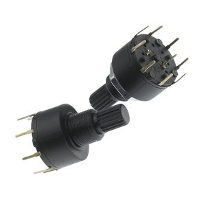 Interruptor Rotatorio de 2 Polos, 3, 4 Posiciones; 1 Polo, 5, 6, 8 Posiciones; SR13, SR26, Terminal PCB; Interruptor de Banda de 12 Posiciones para Horno - Product Image 3