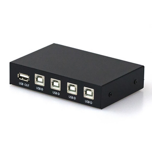 Conmutador de impresora USB, convertidor manual de 2 puertos USB 2,0 para uso doméstico y de oficina - Product Image 3