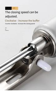 Ferme-<span class=keywords><strong>porte</strong></span> automatique en alliage d'aluminium à <span class=keywords><strong>fermeture</strong></span> douce et à vitesse réglable 35KG ferme-<span class=keywords><strong>porte</strong></span> automatique hydraulique à usage intensif - Product Image 4