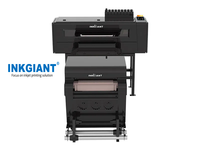Imprimante DTF numérique automatique INKGIANT BF-40E2-M 40 cm A2 à double tête avec agitateur de poudre multicolore