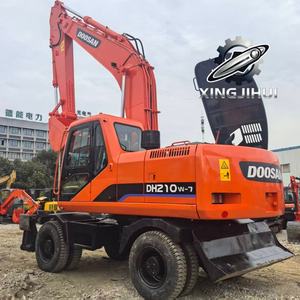 Excavadora de Ruedas Doosan DH210W de 21 Toneladas y 115 kW con Motor Kawasaki, Bomba Hidráulica y Válvulas, Equipo de Construcción - Product Image 6