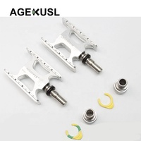 Aceoffix Dual Quick Release Bike Pedals 3 Bearing pour vélos de route comme pour Brompton JAVA Fohon Compatible avec les cycles pliants