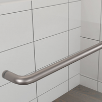Vente en gros de cabine de douche en verre trempé poignée en acier inoxydable porte coulissante encadrée porte de douche