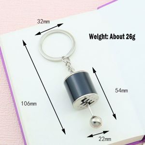 High Quality Custom Logo Key Chain Creative Personality Metal Car Modification Switch Shift Head Keychain - Product Image 3