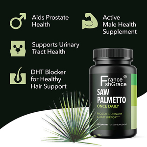 Suplemento de Saw Palmetto Certificado por GMP, Reduce la Frecuencia de Orinación en Hombres, Cápsulas de Saw Palmetto para la Próstata - Product Image 3