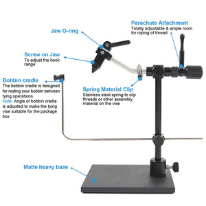Wholesale Classic Models Fully Adjustable <strong>Fly</strong> Fishing <strong>Fly</strong> <strong>Tying</strong> <strong>Vice</strong> - Product Image 3