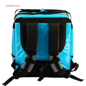 Индивидуальный изолированный мешок для доставки пиццы водонепроницаемый терморюкзак с пищевой изоляцией термокоробка для доставки пиццы мотоциклы - Product Image 4