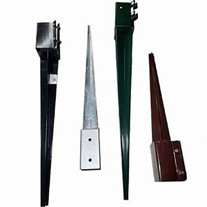 Piquets de <span class=keywords><strong>sol</strong></span> en acier galvanisé pour clôture extérieure, ancrages de poteaux - Product Image 6