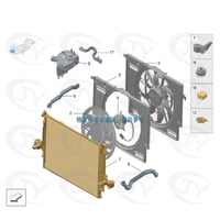 Ventilador y Cubierta de Refrigeración Li Auto L6 LAA-13080011 LAA-13020012, Piezas de Alta Calidad y Rentables, Embalaje en Caja de Exportación