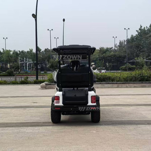 Voiture de golf électrique blanche à 4 places, prix d'usine, buggy de chasse, batterie au lithium, voiture de golf tout-terrain - Product Image 3