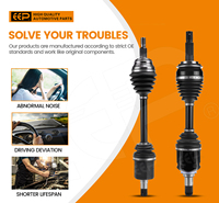 EEP Marca Auto DriveShaft Eje delantero derecho C.V. Eje para MAZDA B2000, B2200, E2200, OE,. 1.