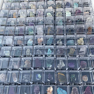 Scatola minerale acrilica all'ingrosso all'ingrosso rocce grezze naturali e scatola di campioni di cristallo - Product Image 5