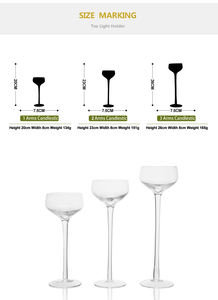 Ensemble <span class=keywords><strong>de</strong></span> 3 pièces <span class=keywords><strong>de</strong></span> grandes bougies flottantes Chandelier <span class=keywords><strong>de</strong></span> mariage, <span class=keywords><strong>de</strong></span> fête et <span class=keywords><strong>de</strong></span> décoration intérieure <span class=keywords><strong>Bougeoir</strong></span> <span class=keywords><strong>en</strong></span> verre Bougeoirs votifs élégants - Product Image 5