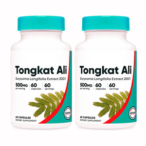 Cápsulas Duras con Fórmula Personalizada OEM ODM, Suplemento Orgánico de Tongkat Ali para Energía y Salud Inmunológica para Adultos, No Apto para Mujeres Embarazadas - Product Image 1