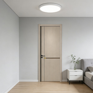 Puerta Interior Moderna Minimalista de MDF con Acabado Polimérico, Puerta de Dormitorio con Aislamiento Acústico y Apertura Manual - Product Image 5