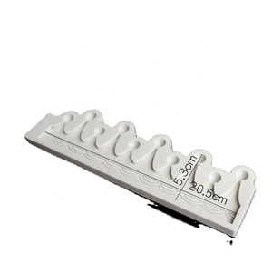Molde de Fondant em Forma de Coroa Circular 3D, Silicone Branco, Ferramenta de Decoração para Bolos, 22.5x6.3cm, Moldes de Pasta de Açúcar - Product Image 4