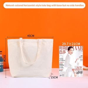 Custom Logo Heat Transfer Printed Sublimation Eco Friendly Reusable Designer <b>Cloth</b> Canvas Cotton Shopping Tote <b>Bag</b> - Product Image 5