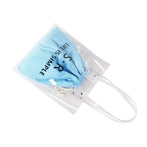 Sac à main d'été personnalisable, imperméable, holographique, sac de plage à bandoulière avec fermeture éclair en PVC transparent, sac de shopping transparent - Product Image 4