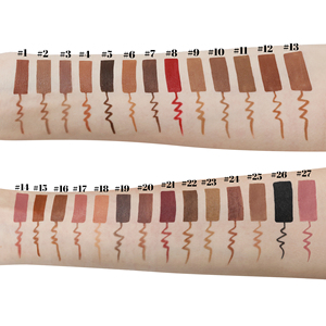 Crayons à Lèvres Végans Rose et Marron Longue Tenue Résistants à l'Eau, Vente en Gros, <span class=keywords><strong>Crayon</strong></span> à Lèvres en Bois Personnalisé, Logo Personnalisé - Product Image 2