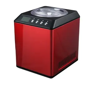 2,0 l voll automatische Mini-Obst-Soft-Serve-Cremes-Eismaschine mit einfacher One-Push-Bedienung für die DIY-Küche zu Hause