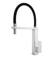 Robinet de cuisine pivotant moderne et minimaliste en cuivre et céramique, mitigeur vertical chaud-froid pour évier de légumes, vente en gros d'usine