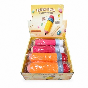 Jouets Squishy Géants en Mousse à Remontée Lente, Anti-Stress, Compagnon de Bureau, Pointe Effaçable Colorée - Product Image 1