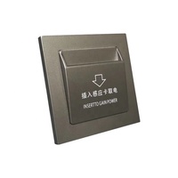 Support de carte (T57/M1) à prise murale, pour hôtel, économie d'énergie, avec interrupteur intelligent