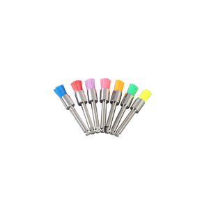 Polishing Brush Flat Top Blue Bristle Dental <b>Cleaning</b> <b>Tool</b> For <b>Teeth</b> Polishing - Product Image 4