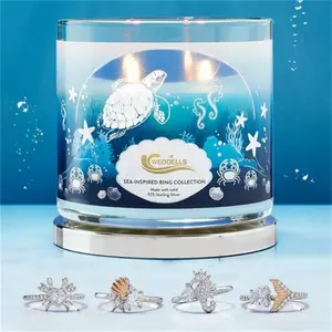 Weddells Jewellery Inside Surprise Candle Mystery Jewlery Scented Candle With Ring Inside