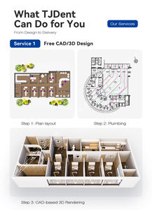 Soluzione dentale completa per nuove pratiche sedia dentale elettrica idraulica All-Inclusive - Product Image 3