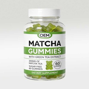 Gomitas de Matcha Naturales Sin Azúcar y Bajas en Grasas para Adultos, Extracto de Matcha Premium, Energía Constante, Enfoque, Aptas para Veganos, Antioxidante Diario - Product Image 1
