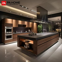 Meuble de cuisine moderne sur mesure PA, armoire de cuisine multifonctionnelle combinée