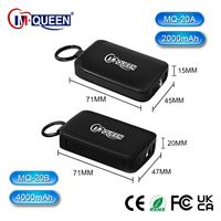 Batería Externa Portátil Personalizada de 2000mAh/4000mAh, Mini Ultra Delgada con Llavero, Estación de Carga Portátil con Iluminación LED, Batería de Litio-Polímero de 10W Tipo-C