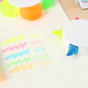 Biểu Tượng Tùy Chỉnh Năm Màu Hướng Dương Jumbo <span class=keywords><strong>Highlighter</strong></span> Dễ Thương Hình Dạng Cánh Hoa Với Xiên Bàn Chải Tip Lỏng Bao Bì - Product Image 2