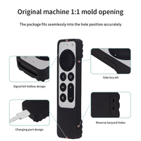 Funda de Silicona para Control Remoto de TV 4K A2854, Protector Lavable Antiaceite, Código Fijo, Colores y Logotipo Personalizados
