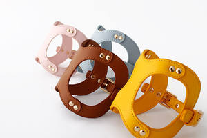 Tali Kekang Hewan Peliharaan dan Kalung Anjing Peliharaan Kulit Sapi Mewah - Product Image 6