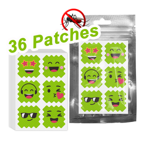 Paquete de 36 Parches Repelentes de Mosquitos para Bebés y Familias, Sin DEET, con <span class=keywords><strong>Citronela</strong></span>/Eucalipto, Ecológicos y No Tóxicos - Product Image 1