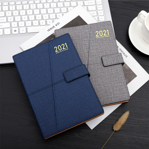 <span class=keywords><strong>2023</strong></span> <span class=keywords><strong>Agenda</strong></span> Journal A5 Journal carnet de notes imprimé PU couverture rigide avec grille pointillée 100 feuilles reliure à feuilles mobiles fournitures scolaires - Product Image 4