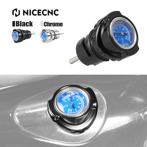 NICECNC pour Harley Sportster Jauge de niveau d'huile avec thermomètre pour Harley Forty-Eight Iron 883 <span class=keywords><strong>SuperLow</strong></span> Sportster 2004-2022 - Product Image 1