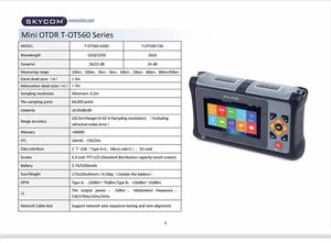 <span class=keywords><strong>Skycom</strong></span> MINI testeur de fibres équipement <span class=keywords><strong>OTDR</strong></span> temps optique FTTH câble à fibres optiques poignée à fibres optiques <span class=keywords><strong>OTDR</strong></span> - Product Image 2