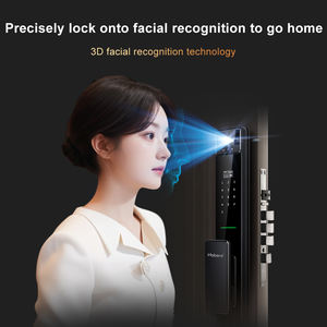 Высококачественный умный замок HONGTU F3Max с прецизионной гравировкой на ЧПУ, биометрическим распознаванием вен ладони, распознаванием лица, отпечатком пальца и кодовым замком. - Product Image 3