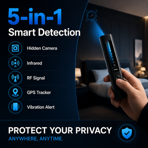 Détecteur de caméra <span class=keywords><strong>espion</strong></span> portable 2026 en gros, localisateur de signal GSM GPRS, portée de détection ABS 5M, scanner anti-pistage pour caméras cachées - Product Image 4