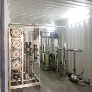 360t/d recipiente UF-SWRO sistema de desalinação de água marinha