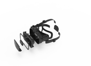 แว่นตา VR ป้องกันดวงตาอัจฉริยะสวมใส่ได้3D ใหม่สำหรับโทรศัพท์มือถือและแอปพลิเคชันเสมือนจริง - Product Image 3