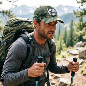 Gorra de Béisbol con Estampado de Camuflaje, Logotipo Personalizable, Cierre de Velcro, Gorra de Seis Paneles, Gorra de Camuflaje para Viajes al Aire Libre - Product Image 4
