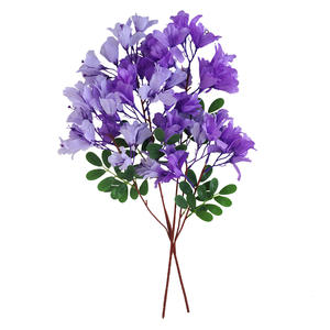 Flor Artificial de <span class=keywords><strong>Jacaranda</strong></span>, Planta Verde Simulada para Decoración, Flor de Patio Lila, Moldeada por Inyección, Accesorio de Fotografía - Product Image 5
