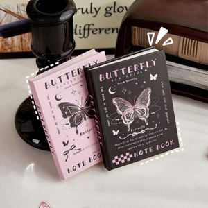 Mini Libreta de Bolsillo A7 con Diseño de Mariposa, Portátil, de Alta Estética, para Niñas y Estudiantes - Product Image 1