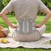 Ceinture de soutien lombaire réglable à double sangle de compression pour soulager les douleurs lombaires et le mal de dos, idéale pour le sport