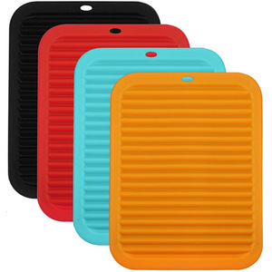 Nhà bếp cách nhiệt Pad chịu nhiệt truy cập Hot trivet Silicone mat nồi chủ bảng Countertop cho món ăn lò găng tay và miếng đệm - Product Image 4
